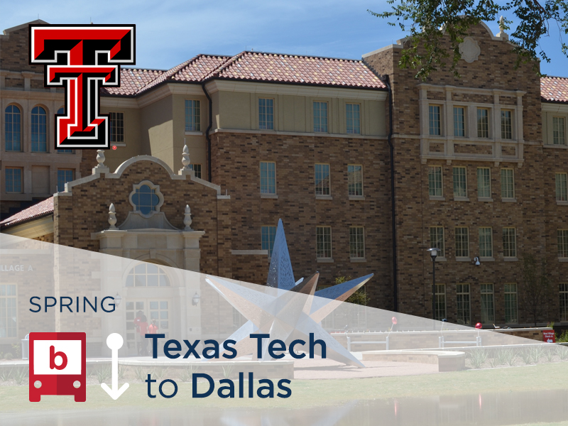 University student housing · address. Breakshuttle Bus Tickets Texas Tech To Dallas For Spring Break