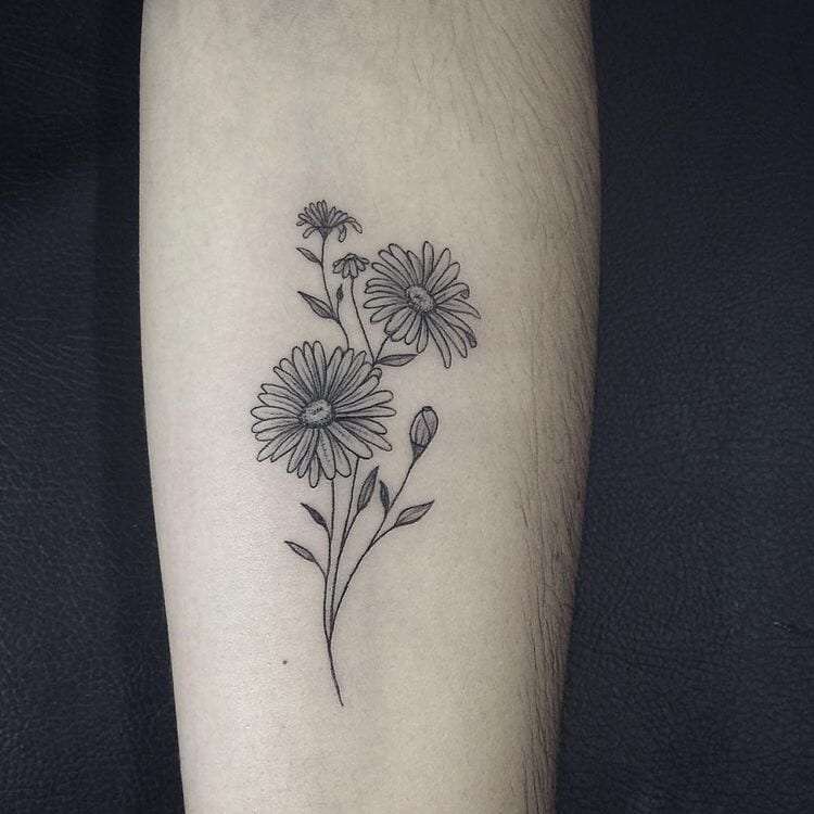 50 Small & Delicate Floral Tattoo Information & Ideas - Brighter Craft % 750_x_750_jpg