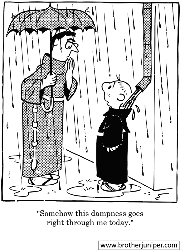 Brother Juniper Cartoon by Fr. Justin ‘Fred’ McCarthy