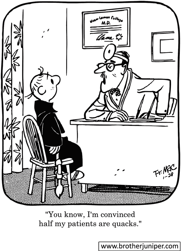 Brother Juniper Cartoon by Fr. Justin ‘Fred’ McCarthy