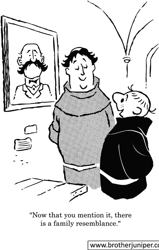 Brother Juniper Cartoon by Fr. Justin ‘Fred’ McCarthy