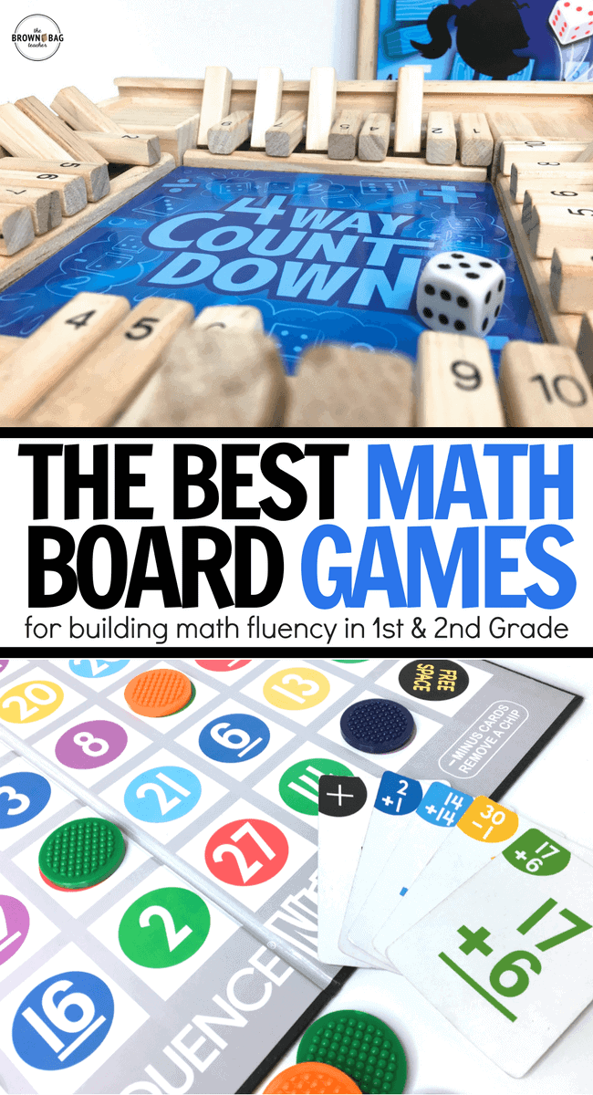 Create rectangular boards with 20 blank squares in a straight line. Math Board Games Pin The Brown Bag Teacher