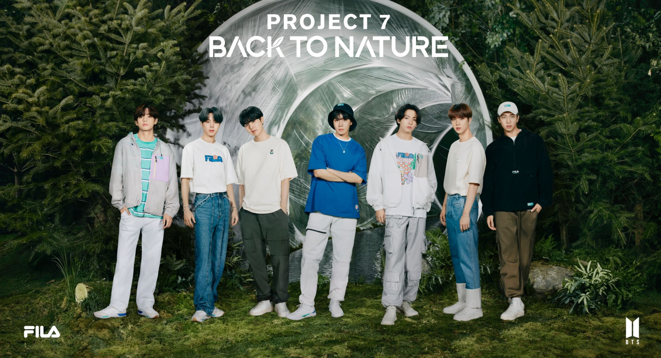 Fila Bts 21コラボ Fila Project 7 Back To Nature New Beginning Collection Bts123 防弾少年団情報サイト