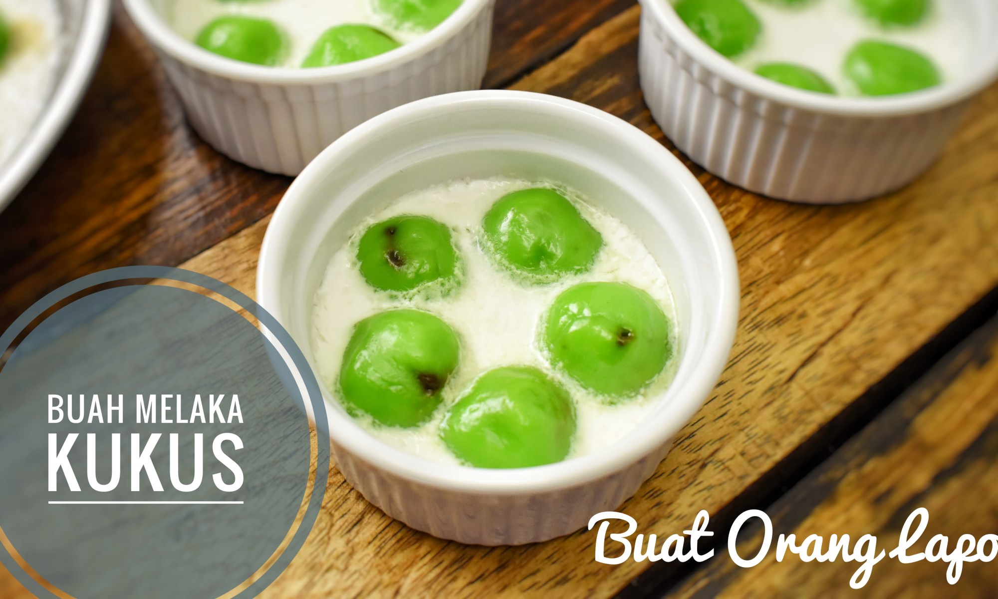 Kuih Buah Melaka Kukus Buat Orang Lapo