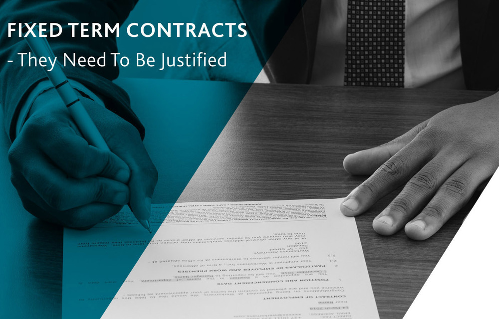 Fixed-term contracts – there must be a justifiable reason to use them - The  Mail & Guardian