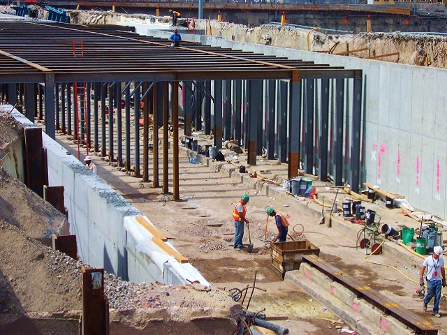 Budco was contracted by the MTA to replace the structural steel subway tunnel that was destroyed during the 9/11/01 terrorist attack. We installed two million pounds of new steel in a three month period starting in April 2002 for the reopening that took place for the one year anniversary. Awards were received commemorating our accomplishment.