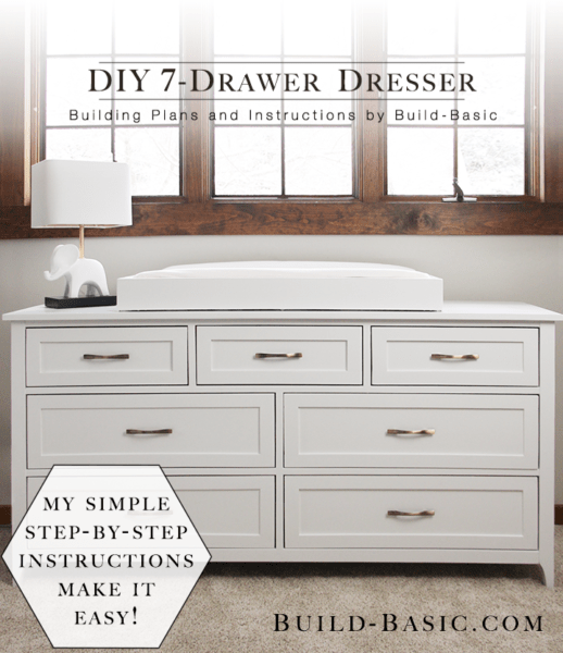 The secret is a simple plywood. Build A Diy 7 Drawer Dresser Build Basic
