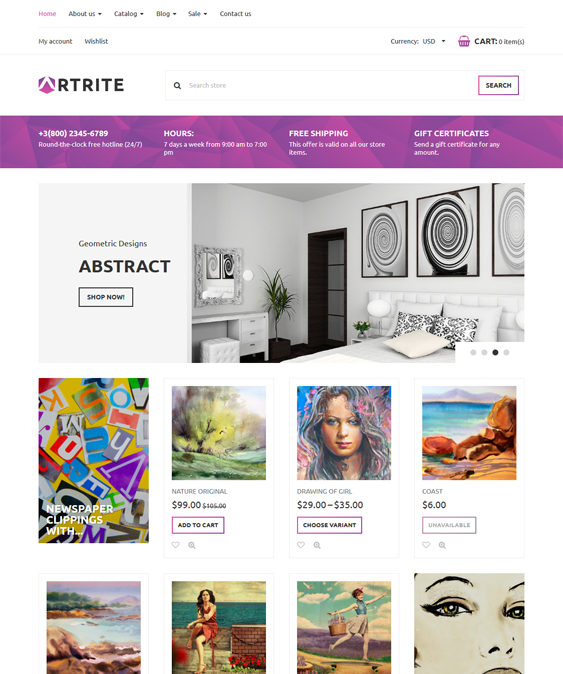Flex theme premium · 5. Shopify Themes For Selling Artwork Like Paintings And Prints Online Buildify