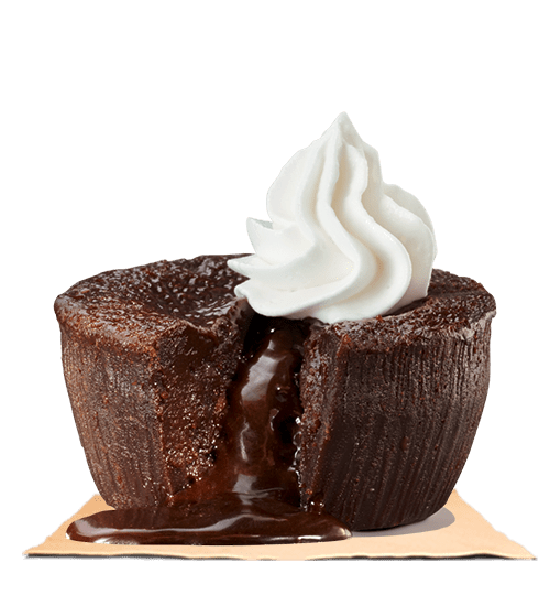 His paws and the swirls on each side of his tail are light brown, and he has an additional white swirl on both sides of his … DESSERTS | Burger King