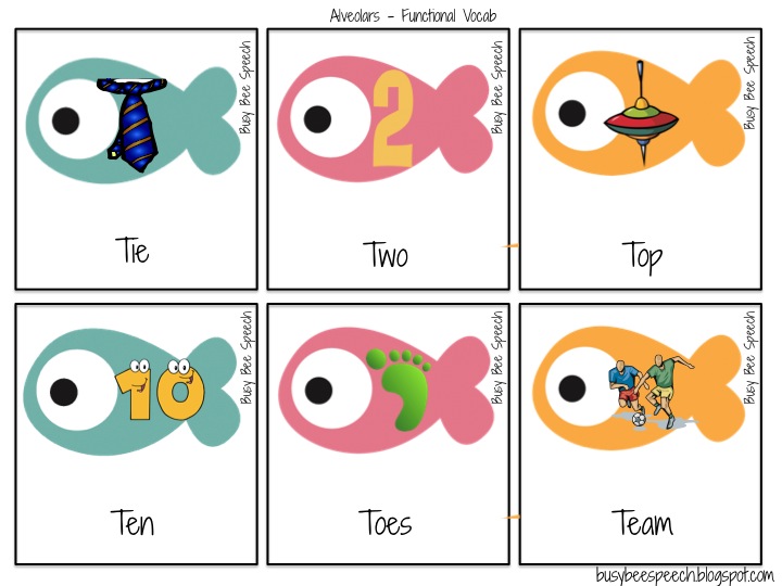 Apraxia Packet for Early Sounds Busy Bee Speech