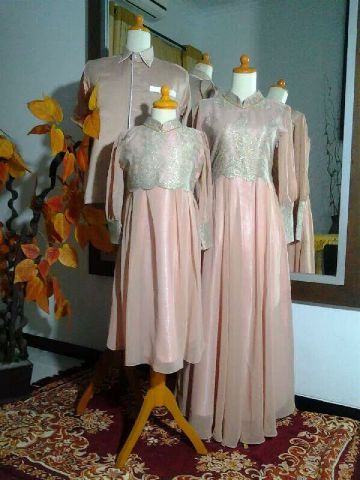 Model Baju Muslim Seragam Keluarga Untuk Lebaran - Nusagates