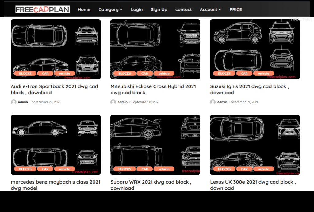 5 Best Car Cad Block Websites For Architects Buzztum