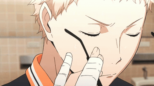 Unique meme stickers featuring millions of original designs created and sold by independent artists. Haikyuu Tsukishima Gif Haikyuu Tsukishima Kei Tsukishima Discover Share Gifs