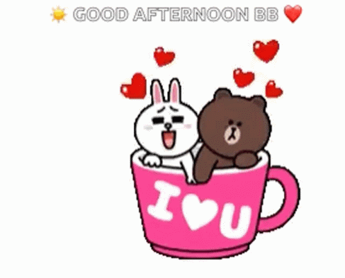 Brown And Cony Love Gif Brown And Cony Love Bear Discover Share Gifs
