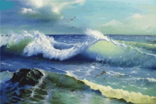 Check out this fantastic collection of ocean waves wallpapers, with 69 ocean waves background images for your desktop, phone or tablet. Ocean Waves Background Gifs Tenor