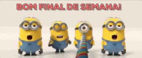 Bom Final De Semana Minions Finde Fim De Semana Gif Minions Weekend Happy Weekend Discover Share Gifs