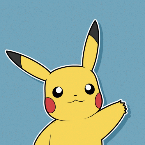 Waving Pikachu Gifs Tenor