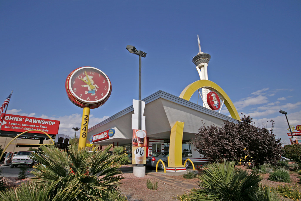 Vegas is on most people's bucket list for a reason. McDonald's Sahara & Paradise - Las Vegas (Nevada USA) | Flickr
