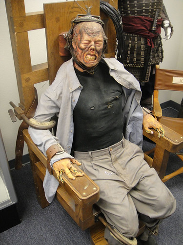 Over the next decade, he repeatedly returned to the subject, reflecting the political controversy surrounding the death penalty in america in the 1960s. The Prop Store of London - LA - electric chair from the Gr
