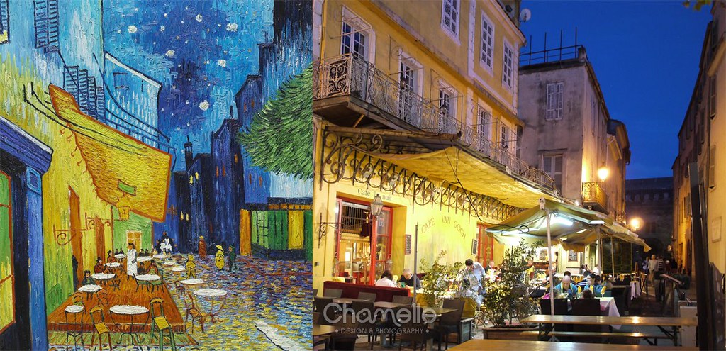 Bedroom at arles is a painting by the pop artist roy lichtenstein. Cafe Terrace at night, Van Gogh - Arles, France | My