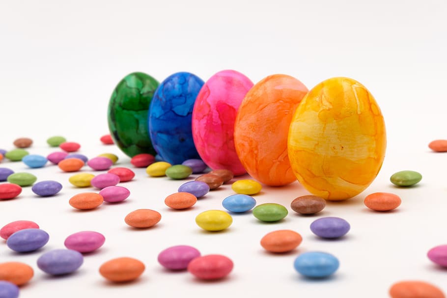 Easter wallpapers will make you smile and give you a craving for easter candy. Hd Wallpaper Assorted Color Eggs And Stones Easter Eggs Easter Theme Colorful Eggs Wallpaper Flare