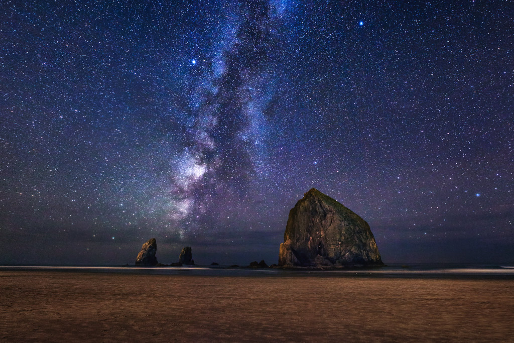 Discover and book the best cabin rentals in cannon beach, oregon. The Milky Way at Cannon Beach Landscape Photography by Mic