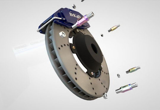 High Quality Free Car Break 3d Model Free C4d Models