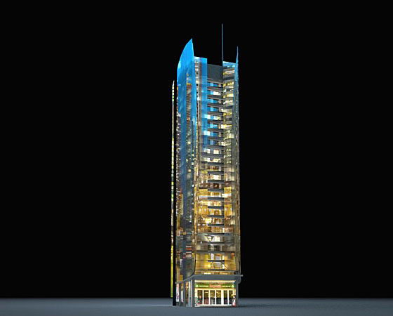 Free Skyscraper Building 3d Model Free C4d Models