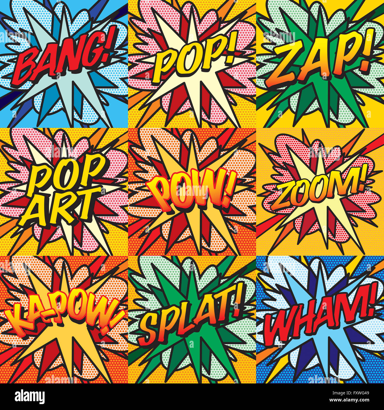 This pencil skirt is the perfect way to show off your love of pop art. Kapow Stock Photos & Kapow Stock Images - Alamy