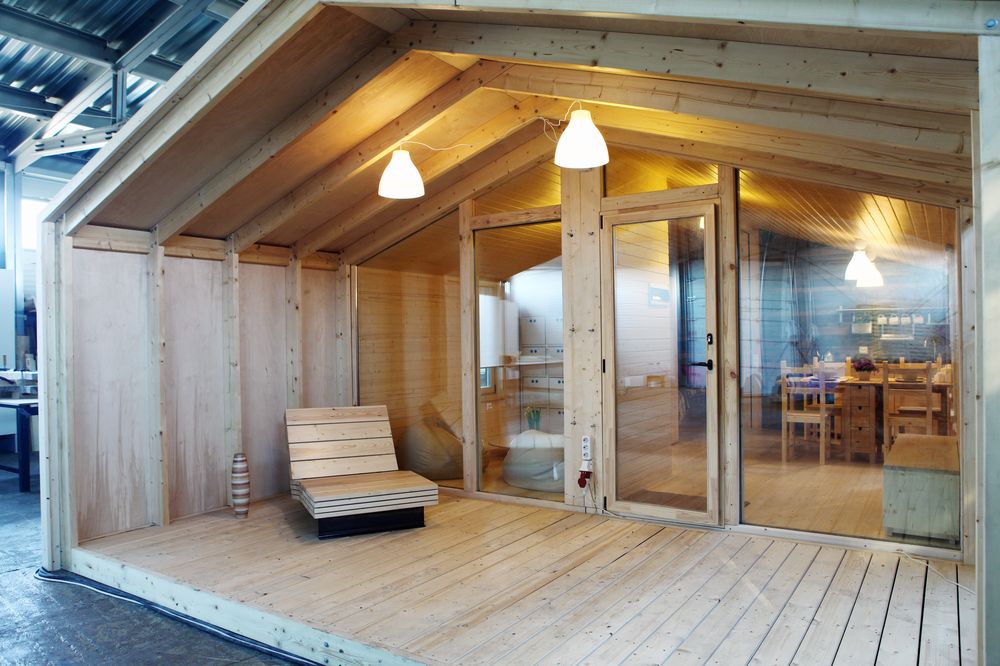 Shares edged higher even as the broad. PreFab Modular Housing From Russia - Cabin Obsession