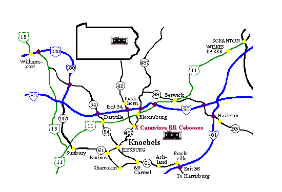 Maps are a terrific way to learn about geography. Knoebel's Amusement Park Directions Map