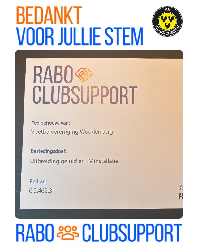 Rabo ClubSupport – v.v. Woudenberg