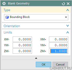 Siemens NX CAM Defining Blank Geometry