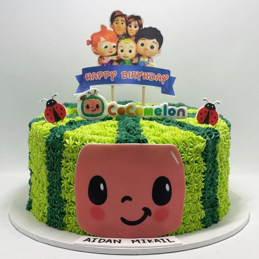 Cocomelon Theme Cake|Customized Cakes Online Hyderabad|CakeSmash.in
