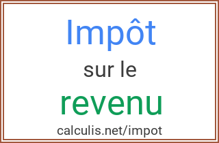 D'ordinaire, il suffit de connaître le montant des revenus bruts du mois . Calculer Rapidement Son Impot 2021