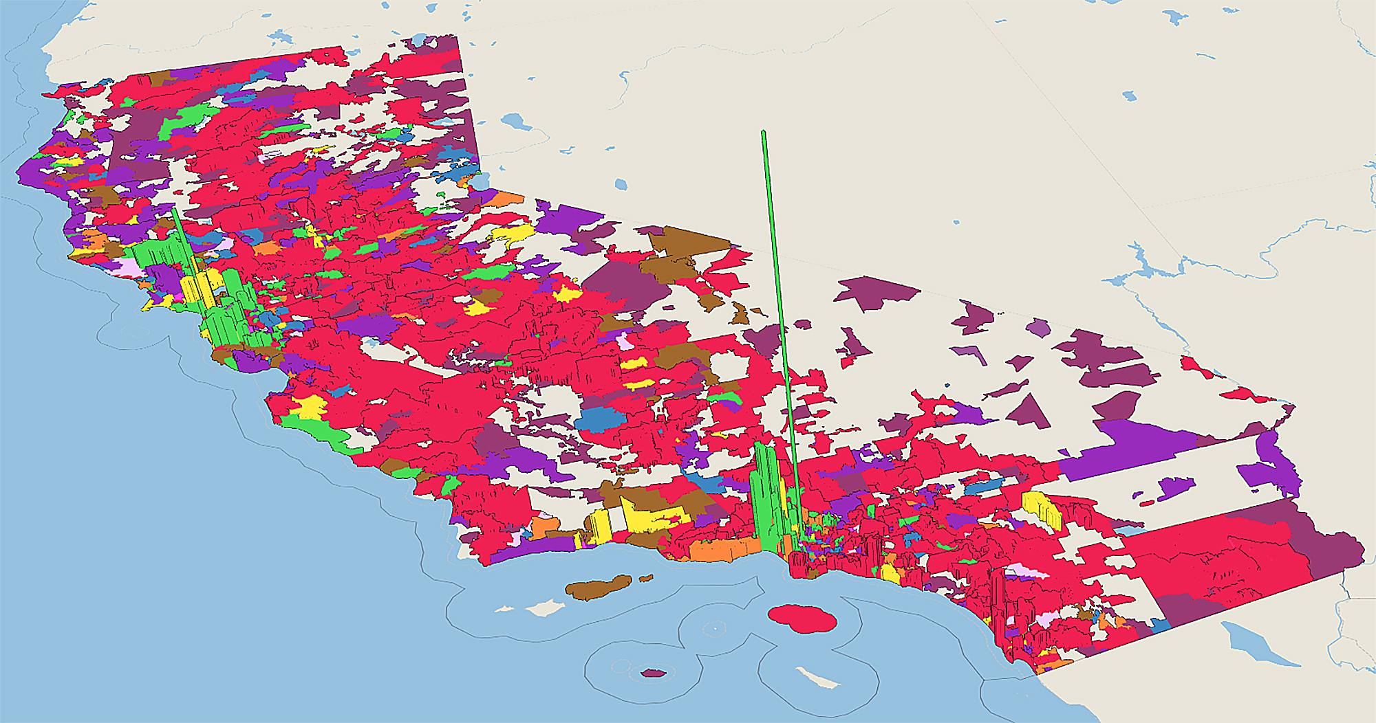 7 Data Visualizations Which Presidential Candidates Are Californians Funding Month By Month Zip By Zip Calmatters