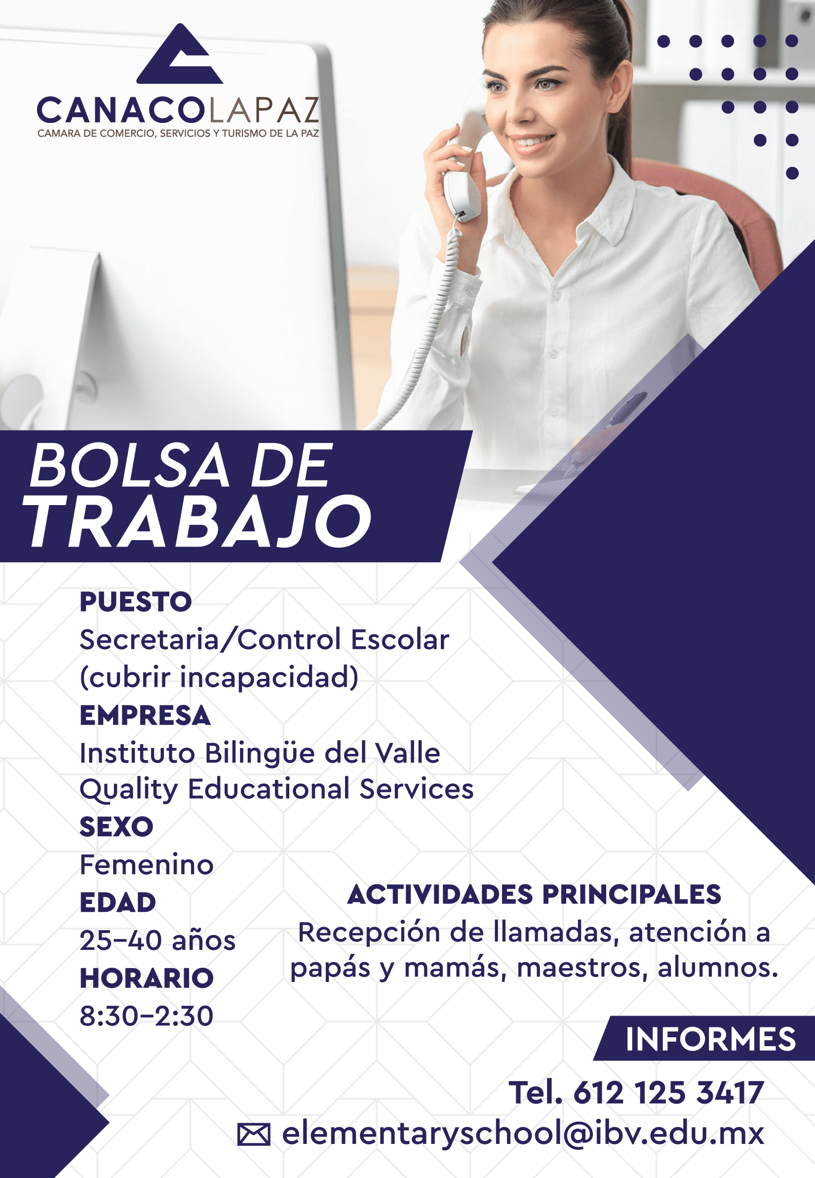Oferta De Empleos Canaco La Paz