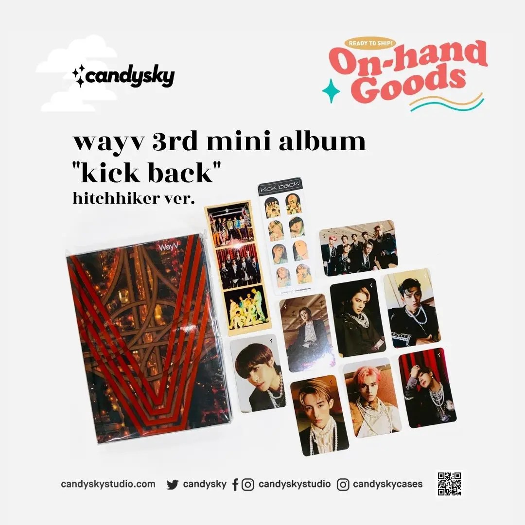 Wayv kickback 3rd mini album · description. Wayv 3rd Mini Album Kick Back Stranger Hitchhiker Ver Candysky Studio