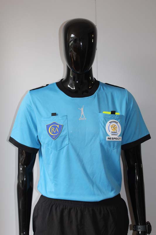 blue referee shirt