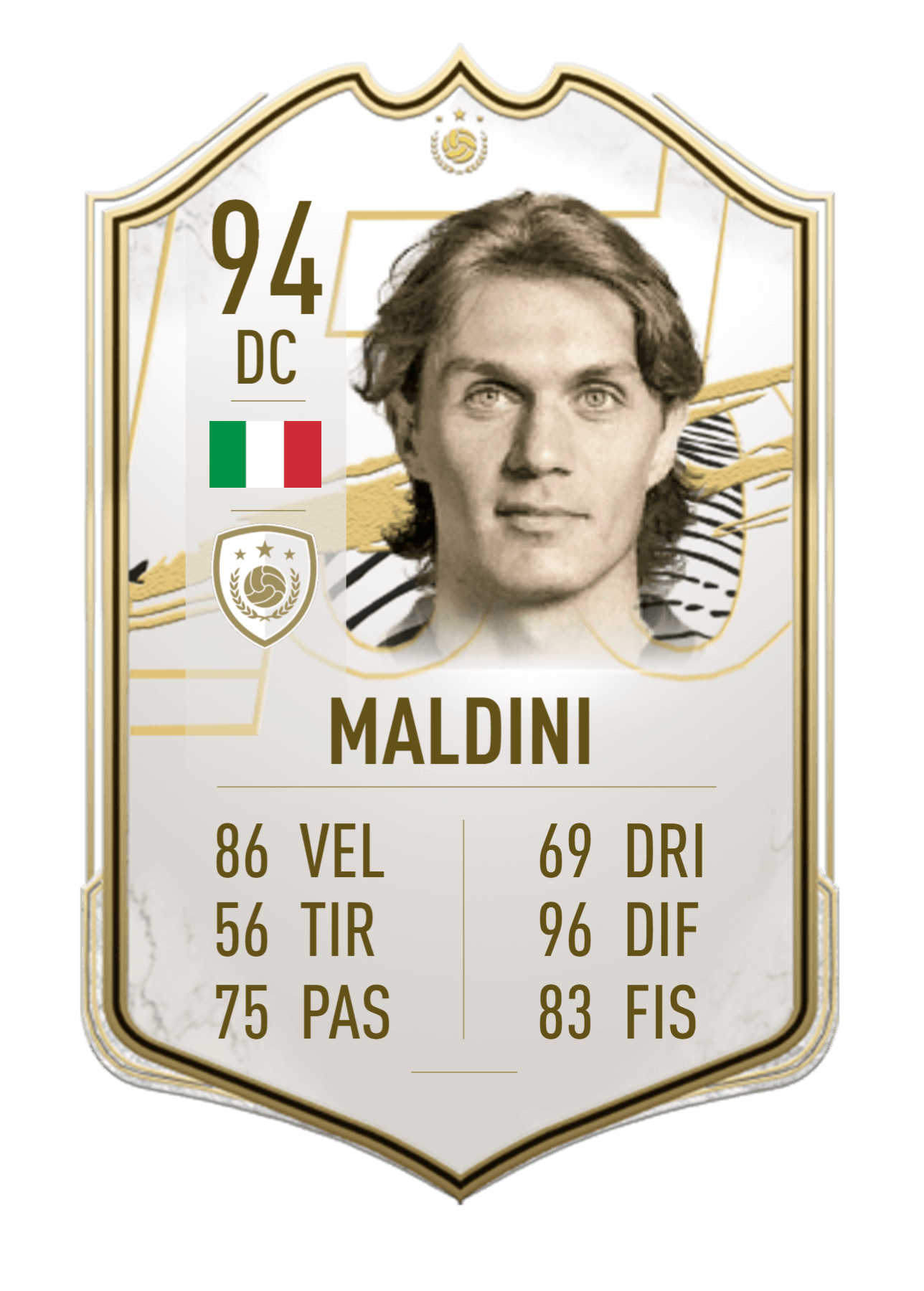 Fifa 21 Ultimate Team Icon Card Gigante Personalizzata Cardsplus It