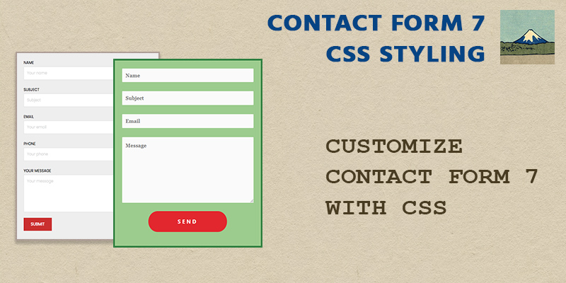 Just navigate to plugins > add new and use the search option to find the contact form 7 plugin. Contact Form 7 Css Styling Customize Cf7 With Css