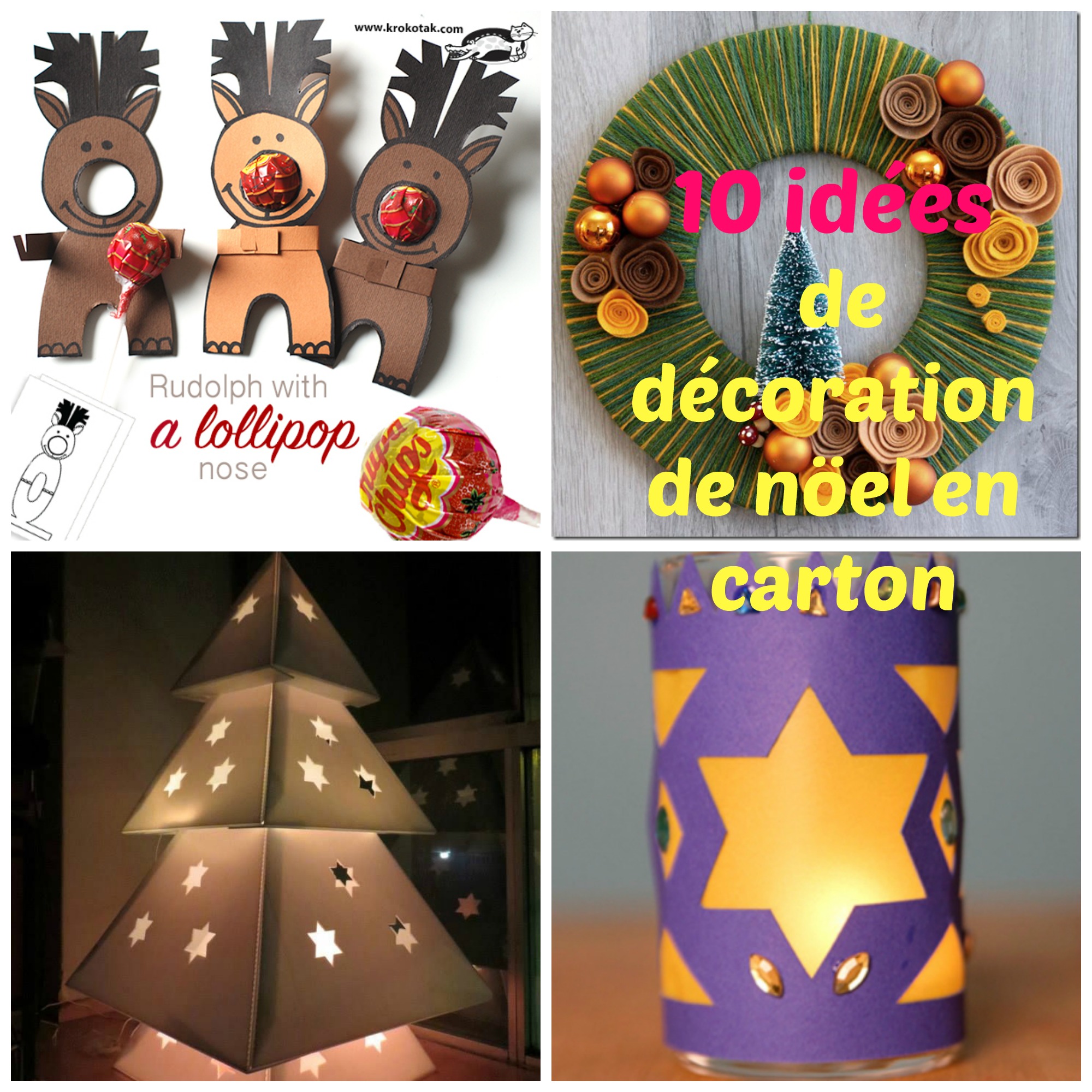 Toyvian 3 rouleaux papier hygiénique papier 3pcs creative santa claus papier de toilette en papier rouleau cadeau de fête joyeux noël rouleau de papier pour . 10 Idees De Decoration De Noel A Realiser Avec Les Enfants