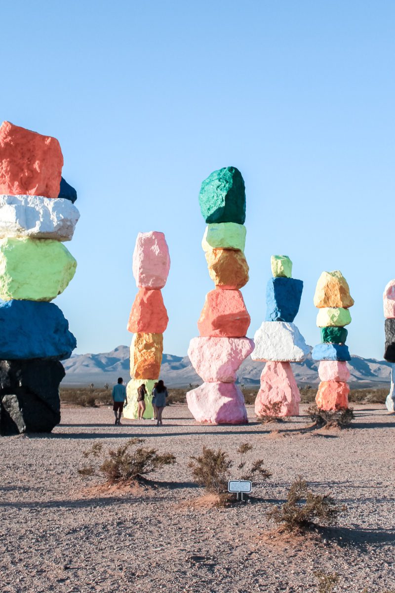7 magic mountains art installation in las vegas