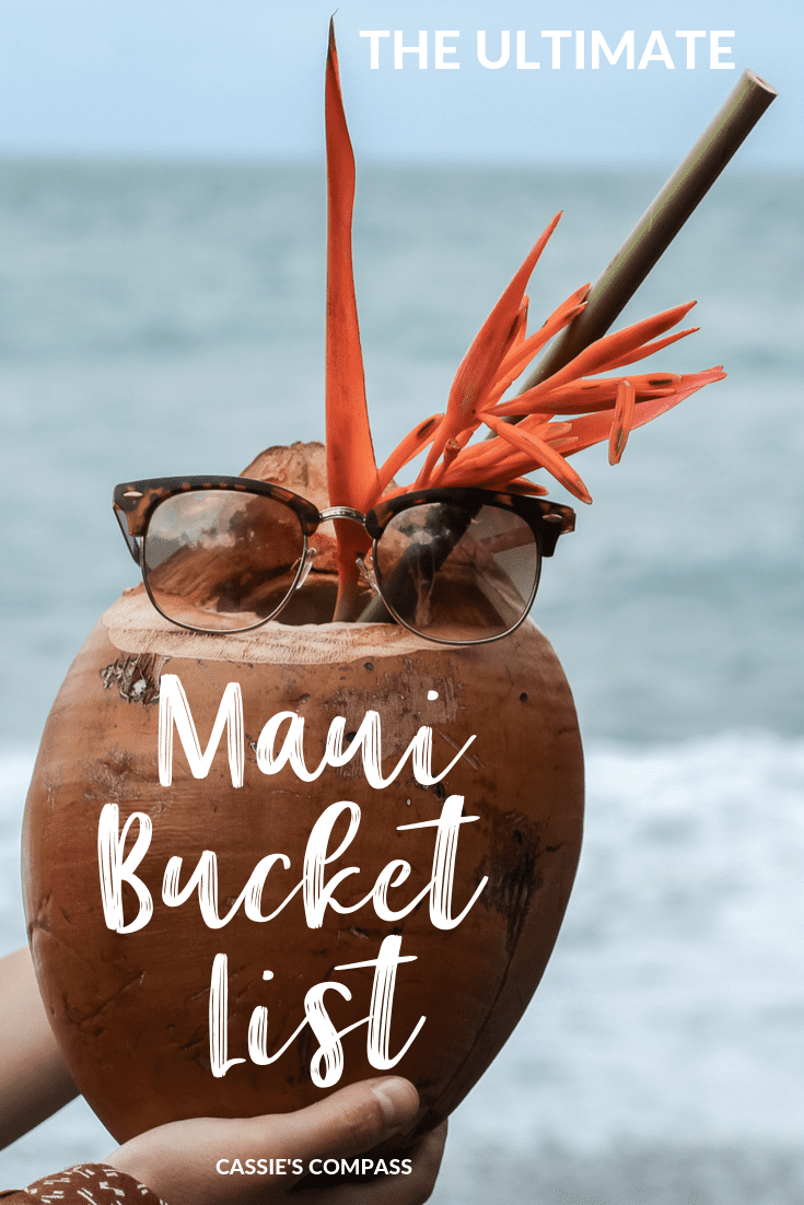 pin image of the best things to do in maui