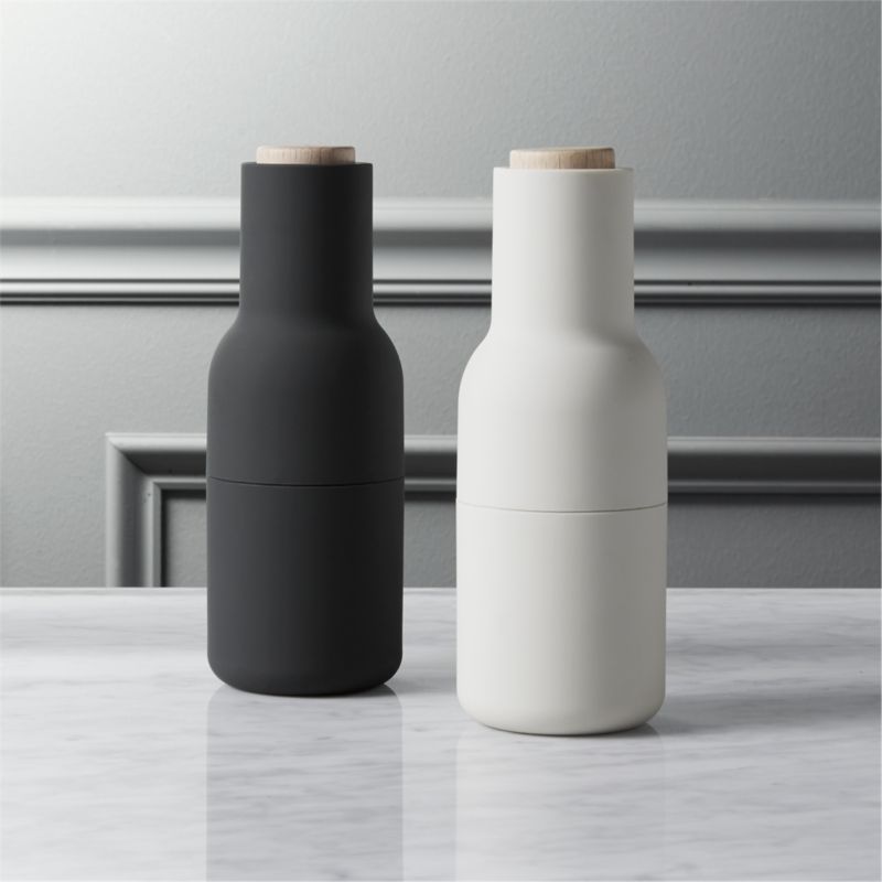 Gift cards can seem unimaginative, but a little thought can make them special. 2-Piece Neutral Salt and Pepper Grinder Set + Reviews | CB2