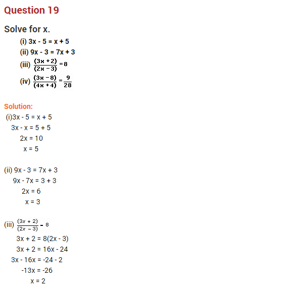 Soal Tentukan himpunan penyelesaian dari sistem persamaan linear tiga variabel berikut! {x+2y+
Soal Tentukan himpunan penyelesaian dari sistem persamaan linear tiga variabel berikut! {[x+2y+
![Linear Equations in One Variable Class 8 Extra Questions Maths Chapter 2 -  Learn CBSE