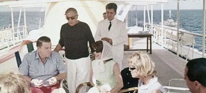Throw a party on board - Christina O with Aristotle Onassis