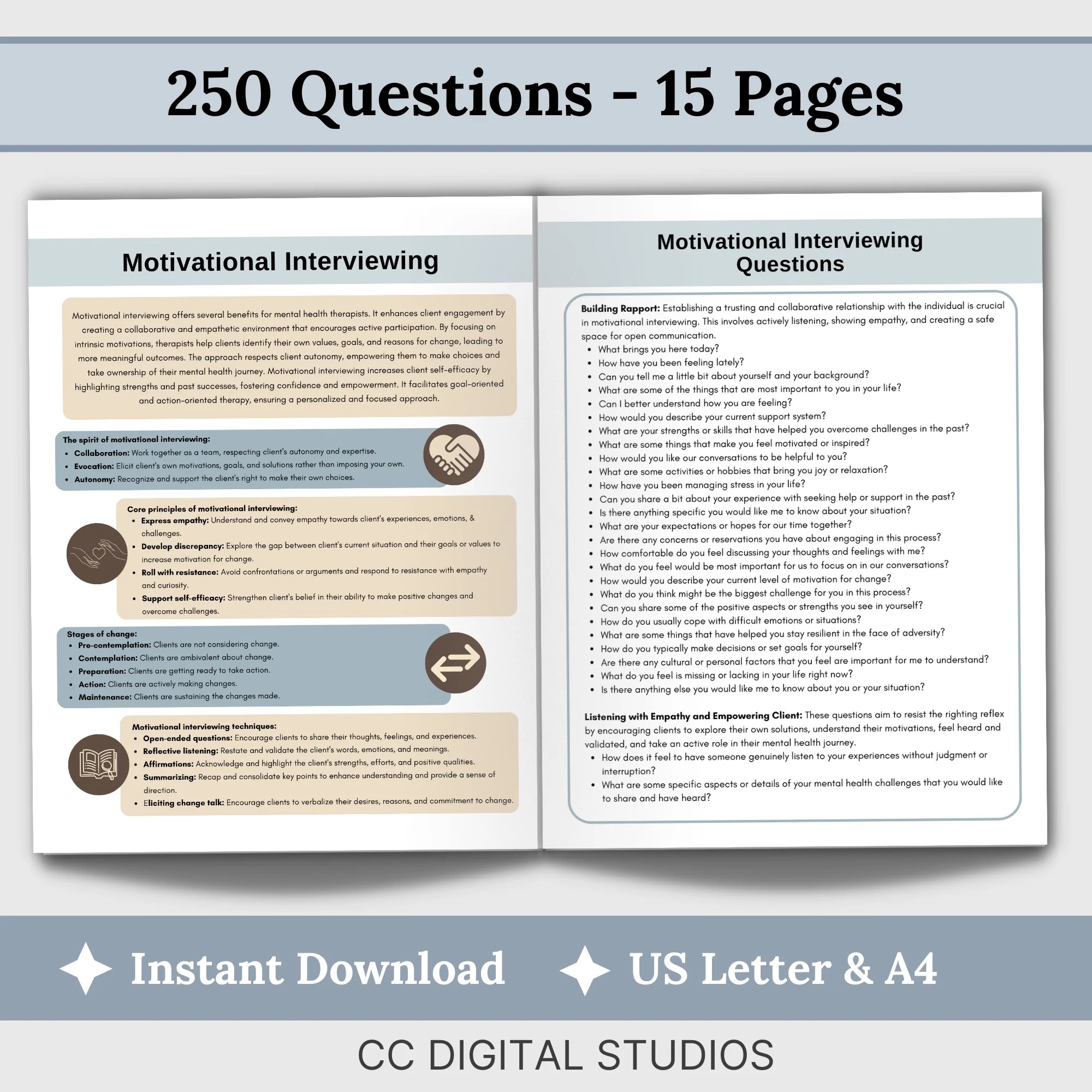 Motivational Interviewing Questions Drive Change