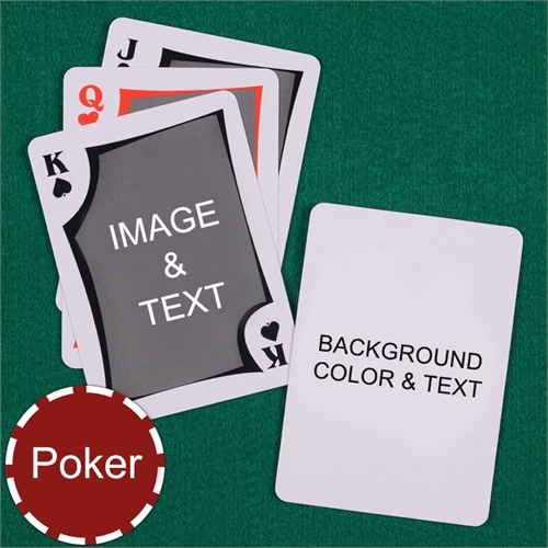 Card games can also be used to improve a person’s attention span, which Modern Personalized Both Sides Playing Cards
