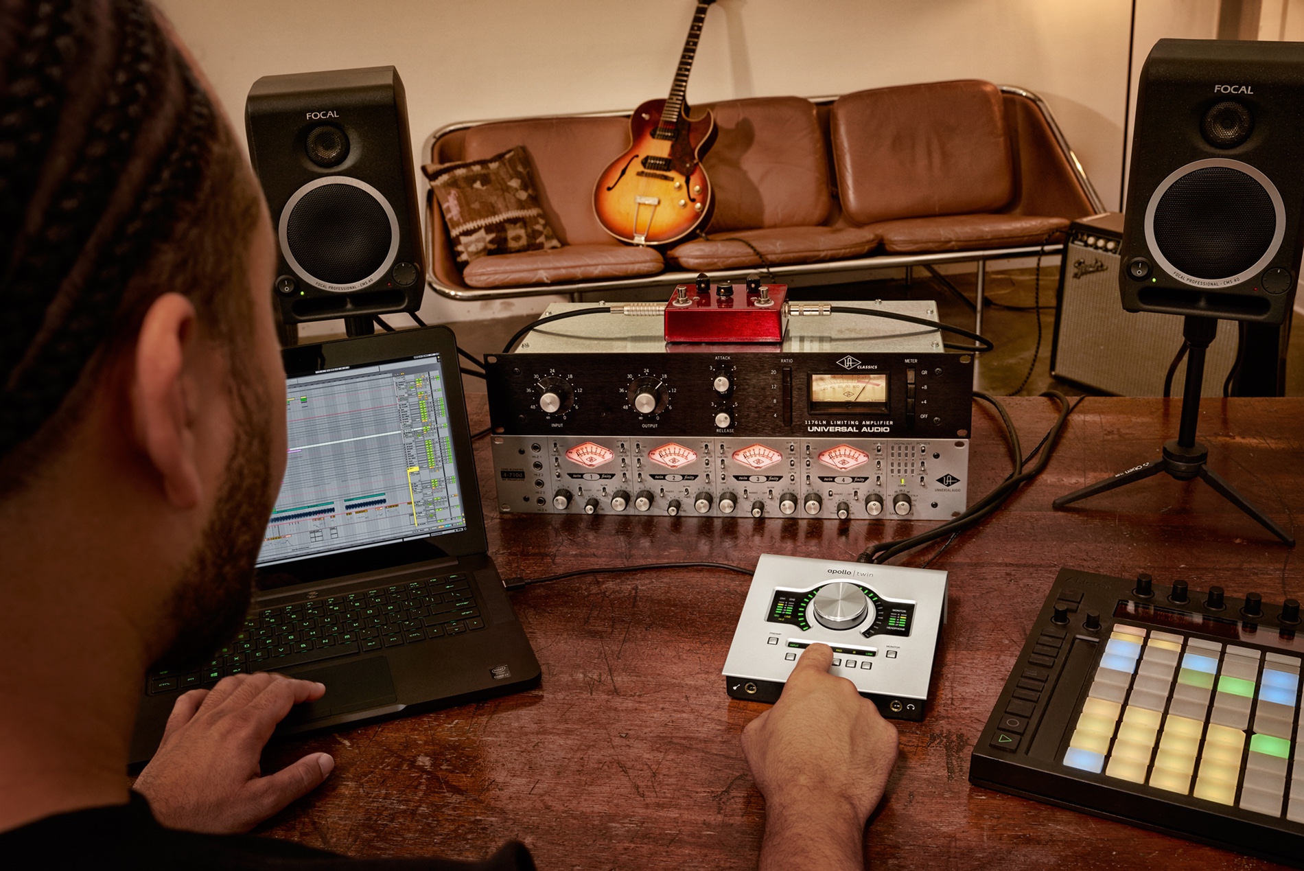 And somehow, apple — notch pros . Universal Audio just made an Apollo Twin that does Windows